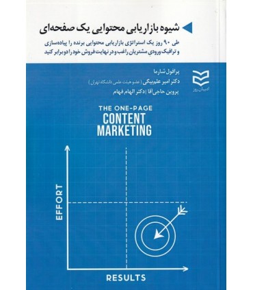 کتاب شیوه بازاریابی محتوایی یک صفحه ای